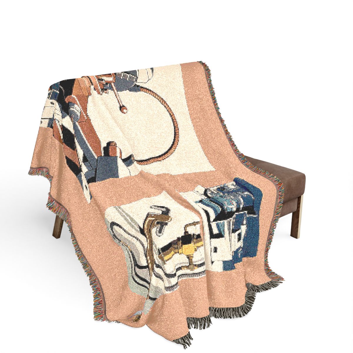 Original Art 795 100% Cotton Woven Blanket — Artwork / 80" × 60"