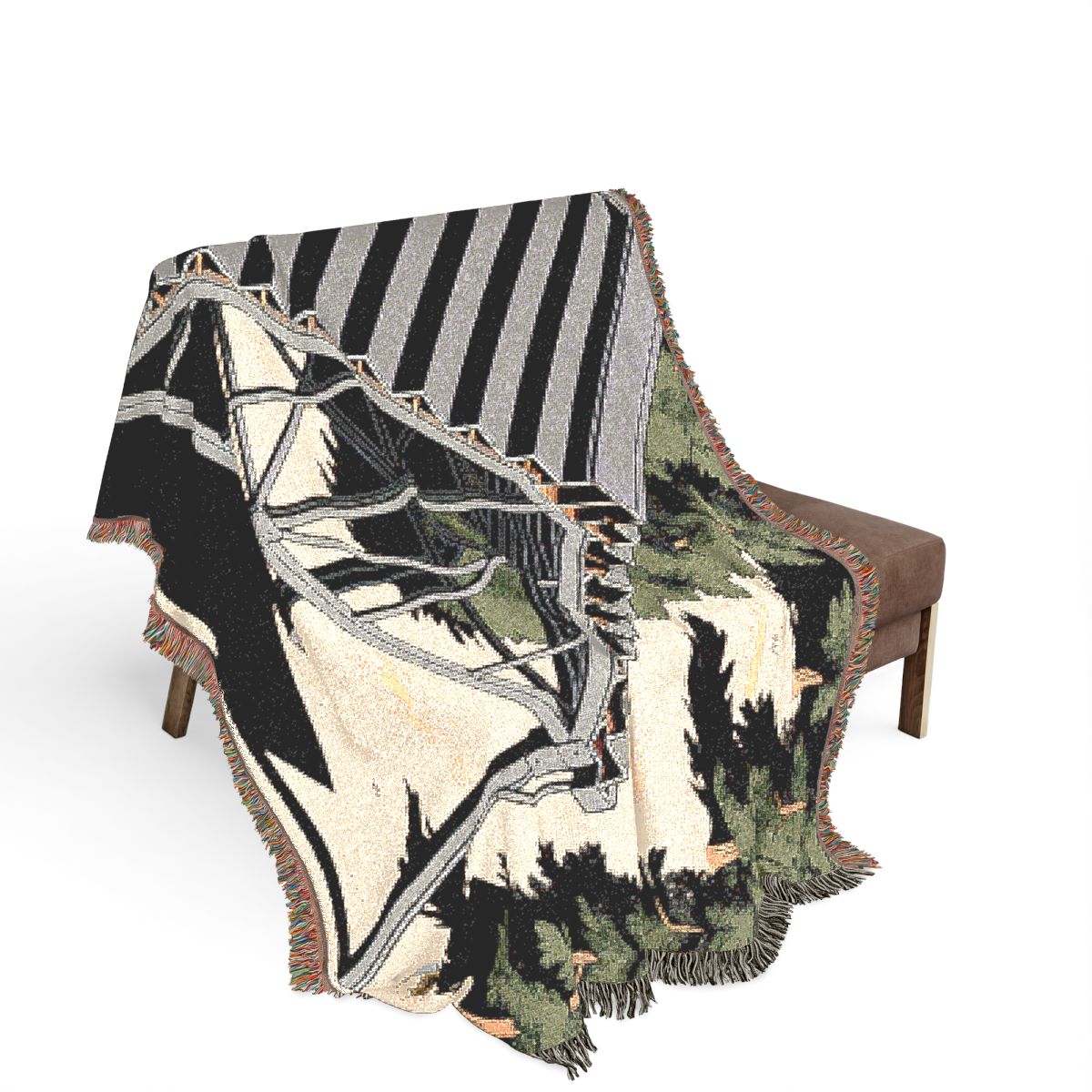 Original Art 802 100% Cotton Woven Blanket — Artwork / 80" × 60"