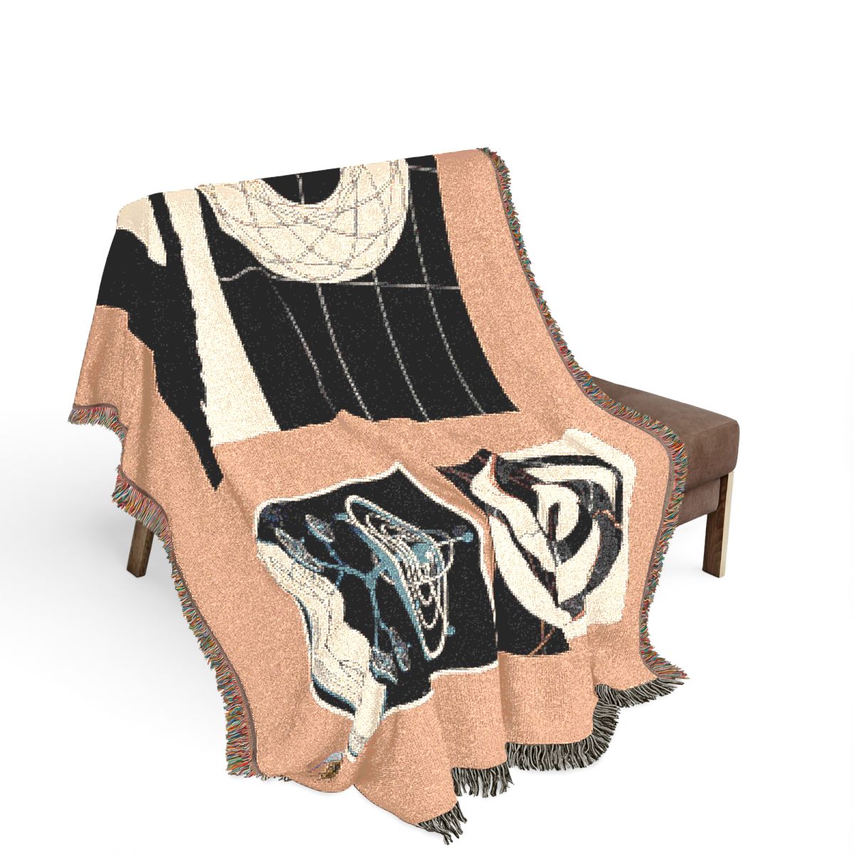 Original Art 803 100% Cotton Woven Blanket — Artwork / 80" × 60"