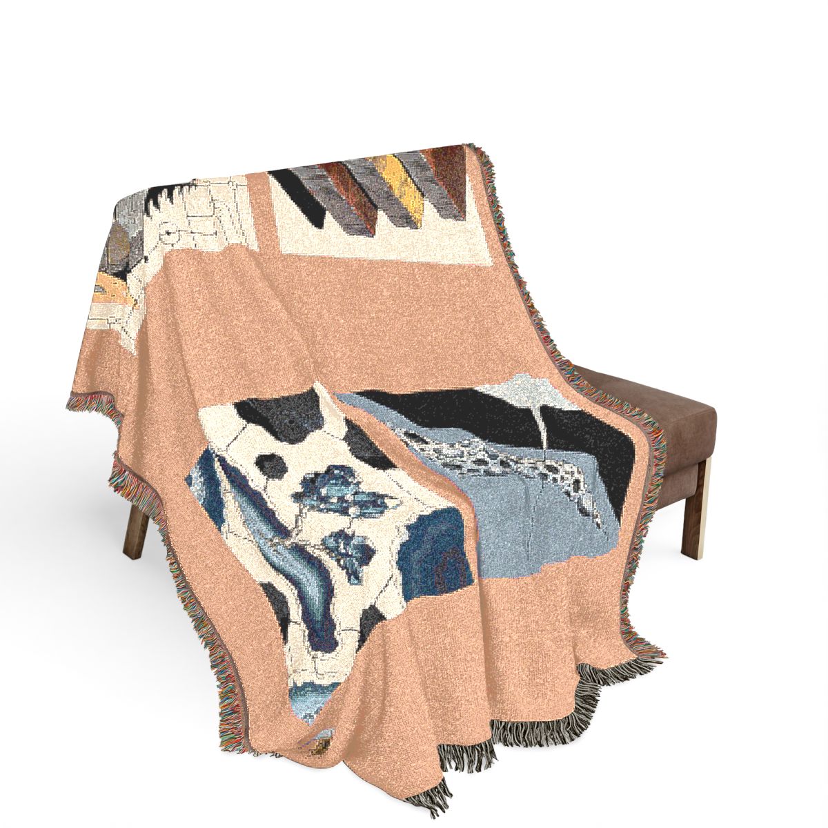 Original Art 804 100% Cotton Woven Blanket — Artwork / 80" × 60"