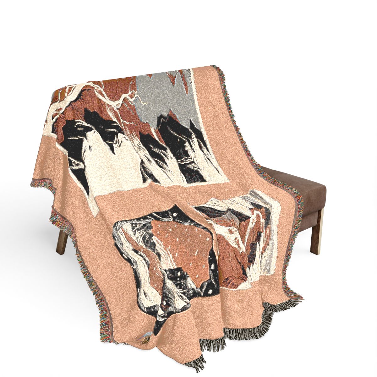 Original Art 811 100% Cotton Woven Blanket — Artwork / 80" × 60"