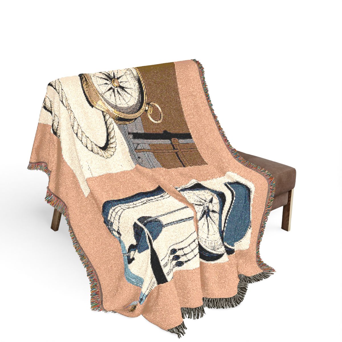 Original Art 812 100% Cotton Woven Blanket — Artwork / 80" × 60"
