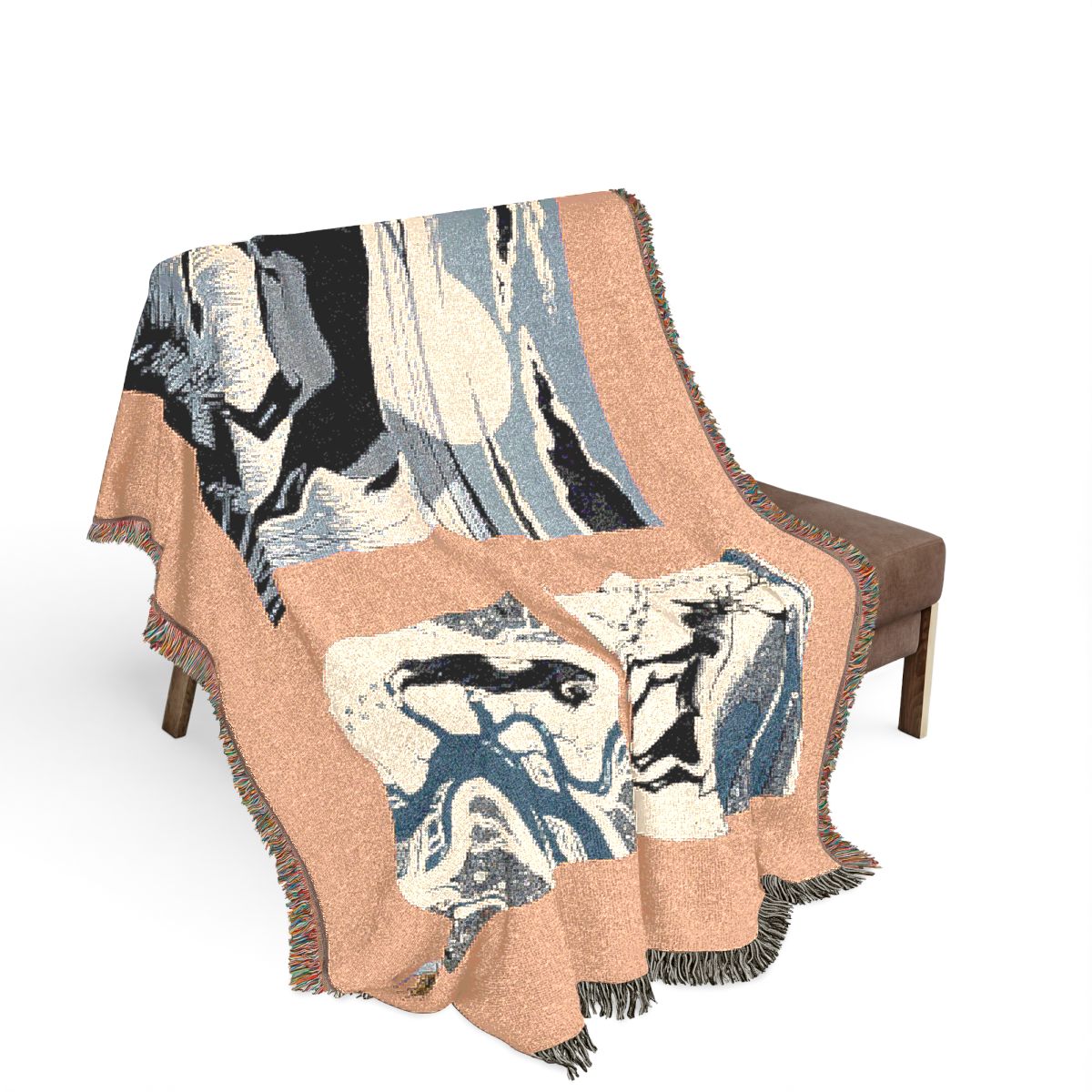 Original Art 824 100% Cotton Woven Blanket — Artwork / 80" × 60"