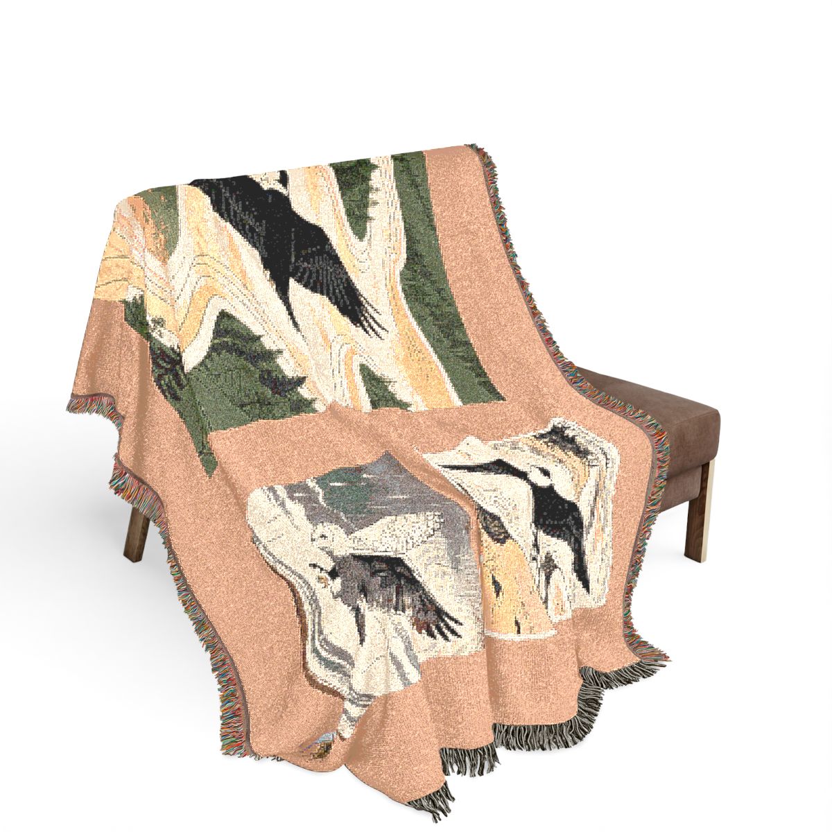 Original Art 825 100% Cotton Woven Blanket — Artwork / 80" × 60"
