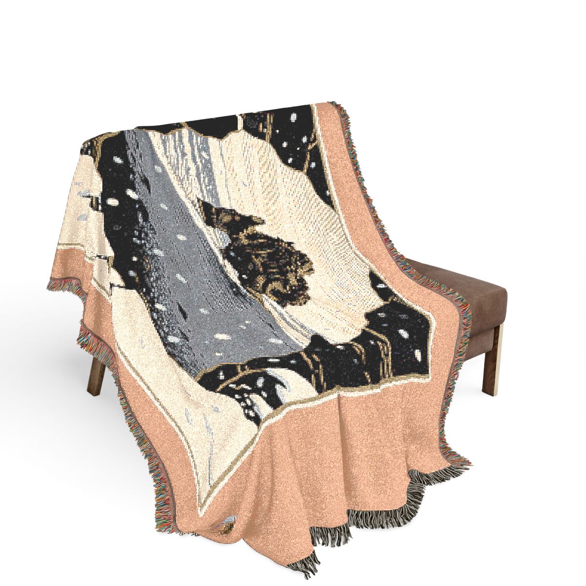 Original Art 827 100% Cotton Woven Blanket — Artwork / 80" × 60"