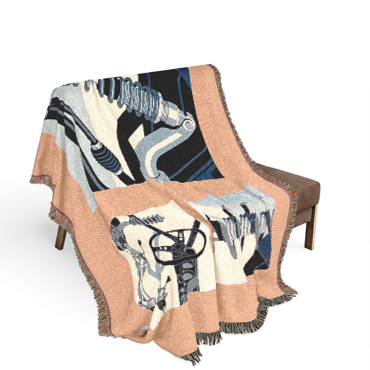 Original Art 829 100% Cotton Woven Blanket — Artwork / 80" × 60"