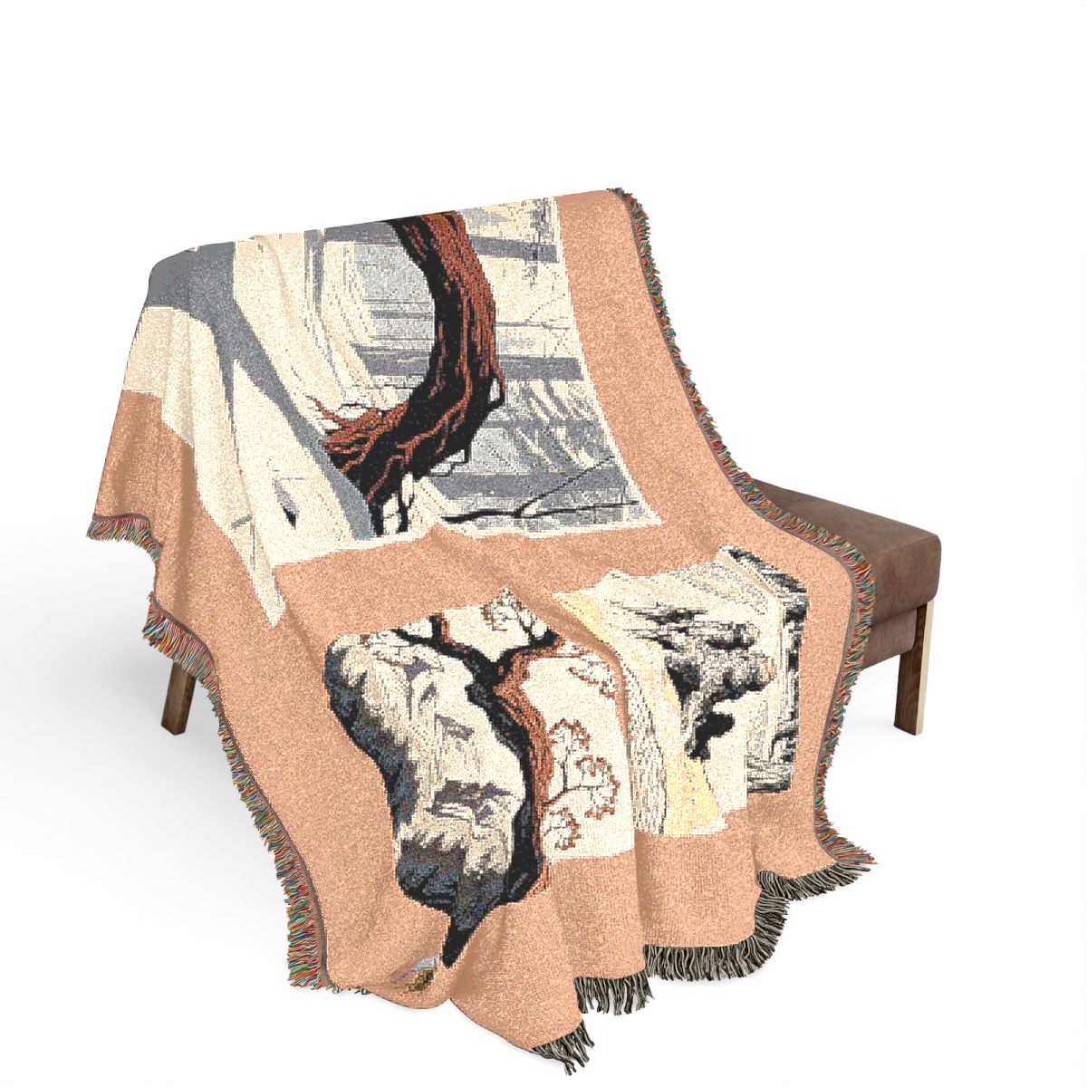 Original Art 831 100% Cotton Woven Blanket — Artwork / 80" × 60"