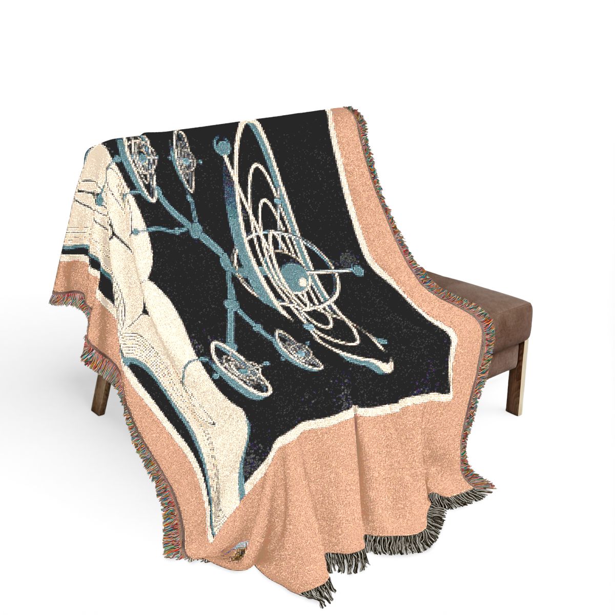 Original Art 837 100% Cotton Woven Blanket — Artwork / 80" × 60"