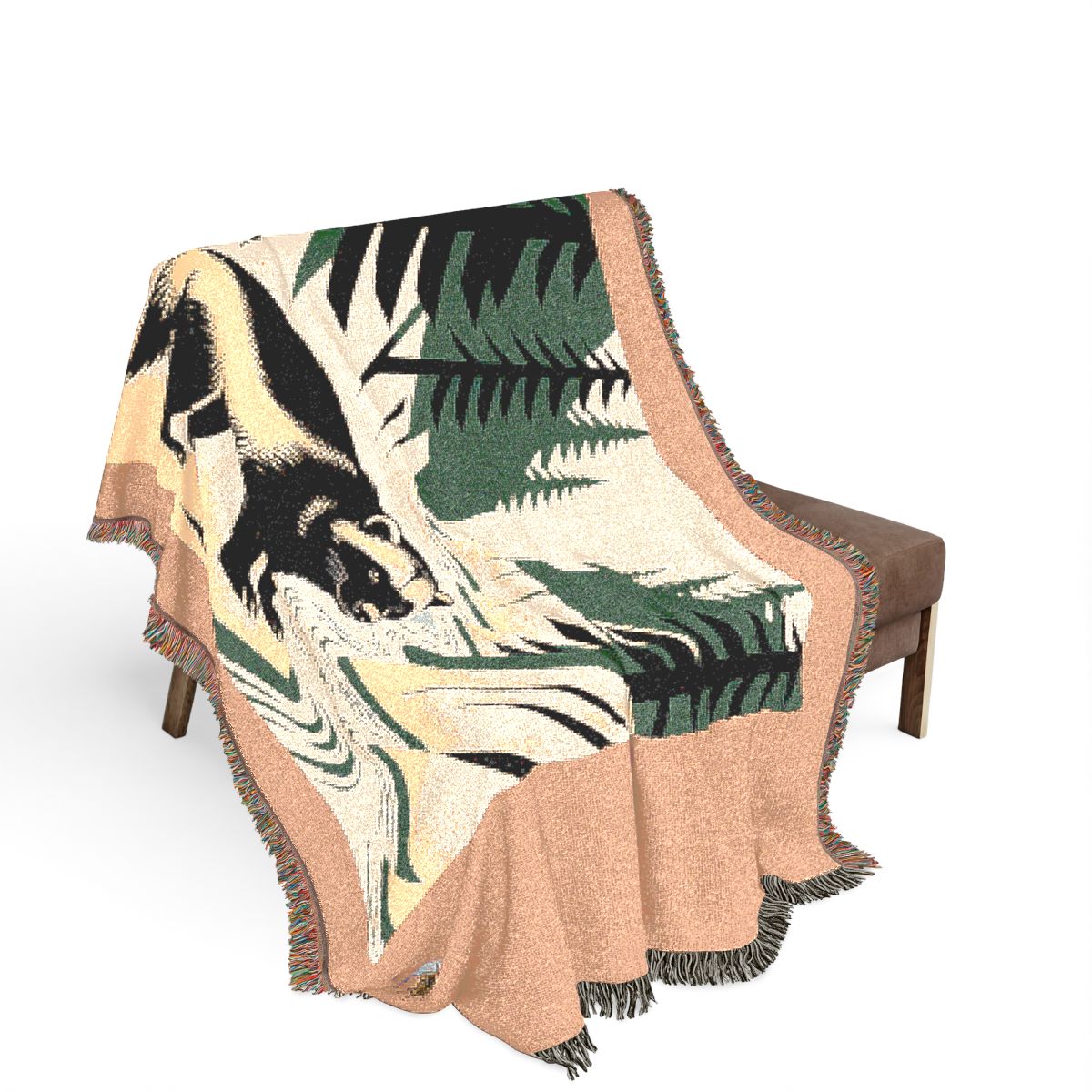 Original Art 838 100% Cotton Woven Blanket — Artwork / 80" × 60"