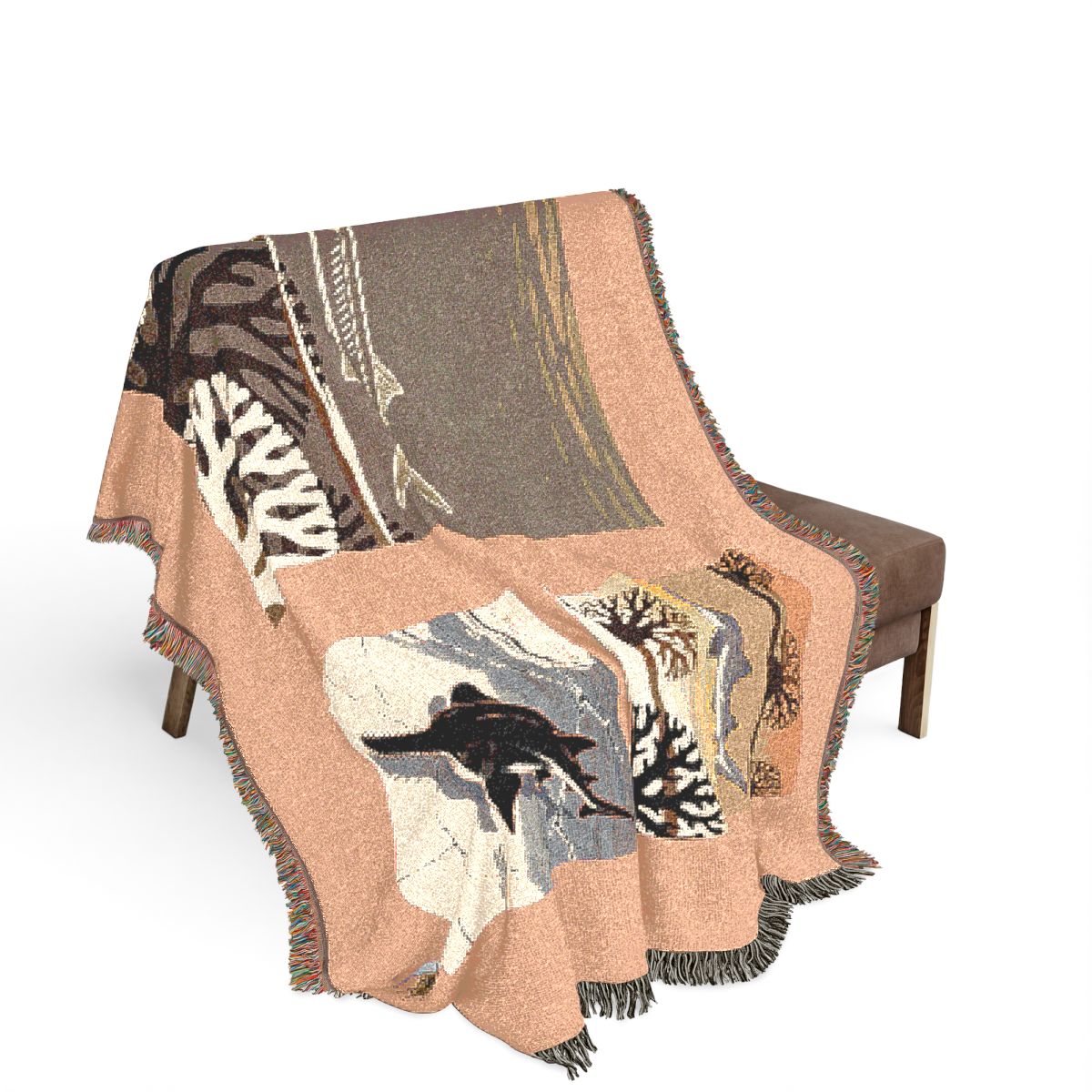 Original Art 840 100% Cotton Woven Blanket — Artwork / 80" × 60"