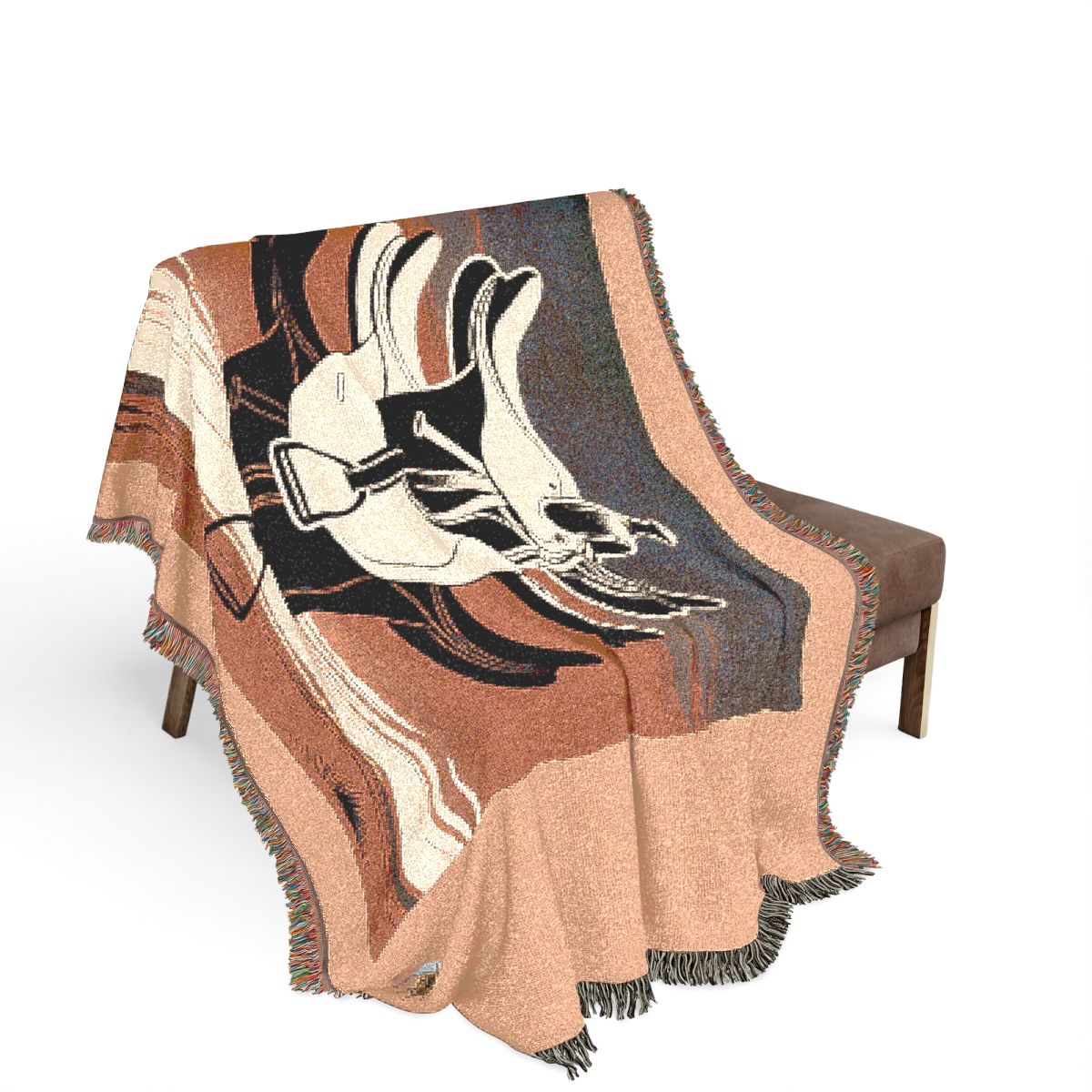 Original Art 841 100% Cotton Woven Blanket — Artwork / 80" × 60"