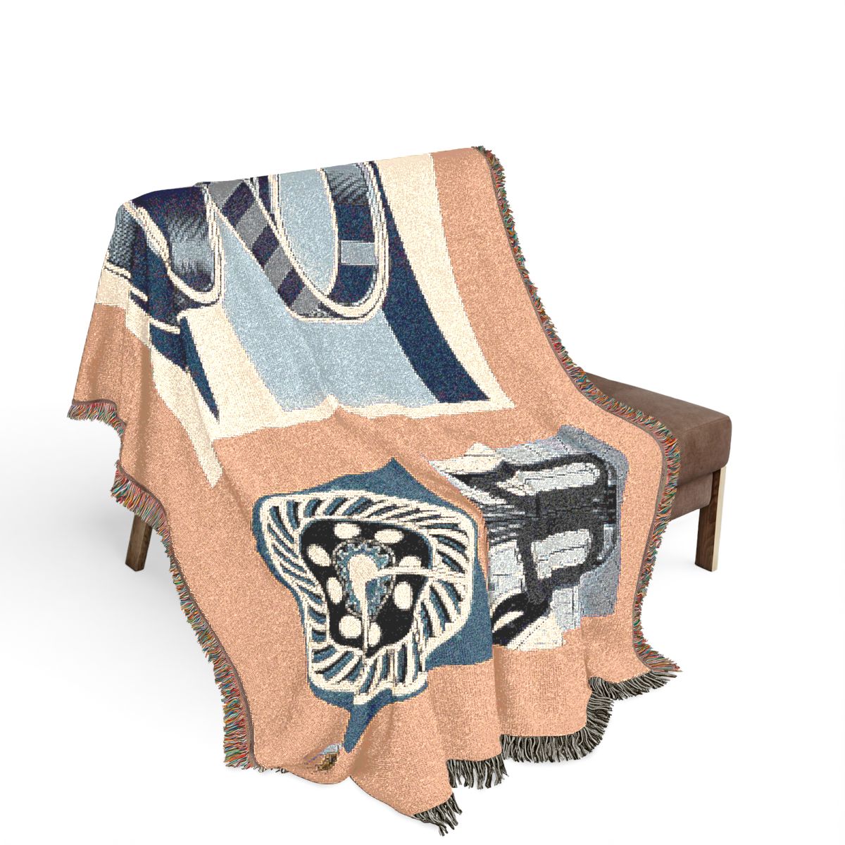 Original Art 842 100% Cotton Woven Blanket — Artwork / 80" × 60"
