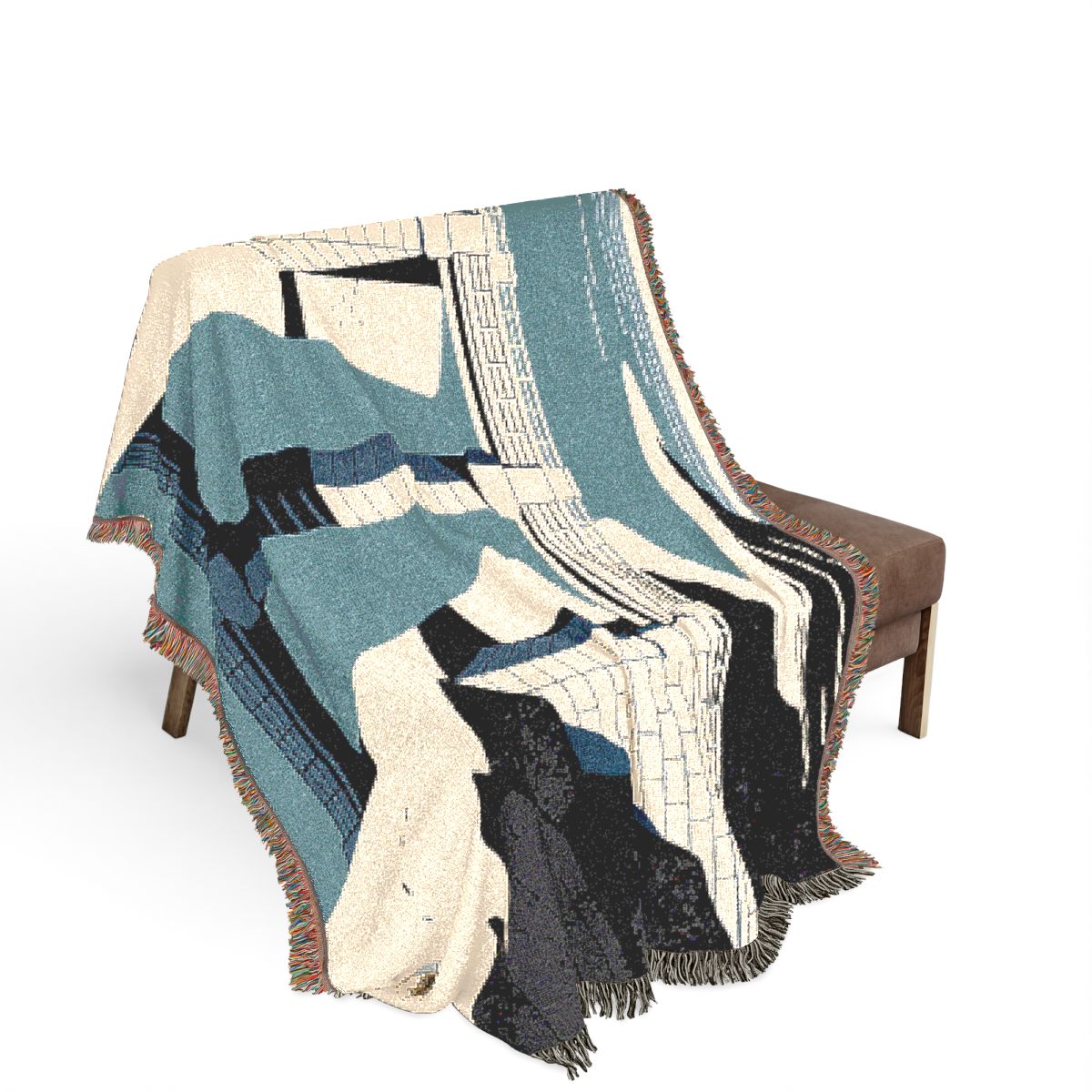 Original Art 851 100% Cotton Woven Blanket — Artwork / 80" × 60"