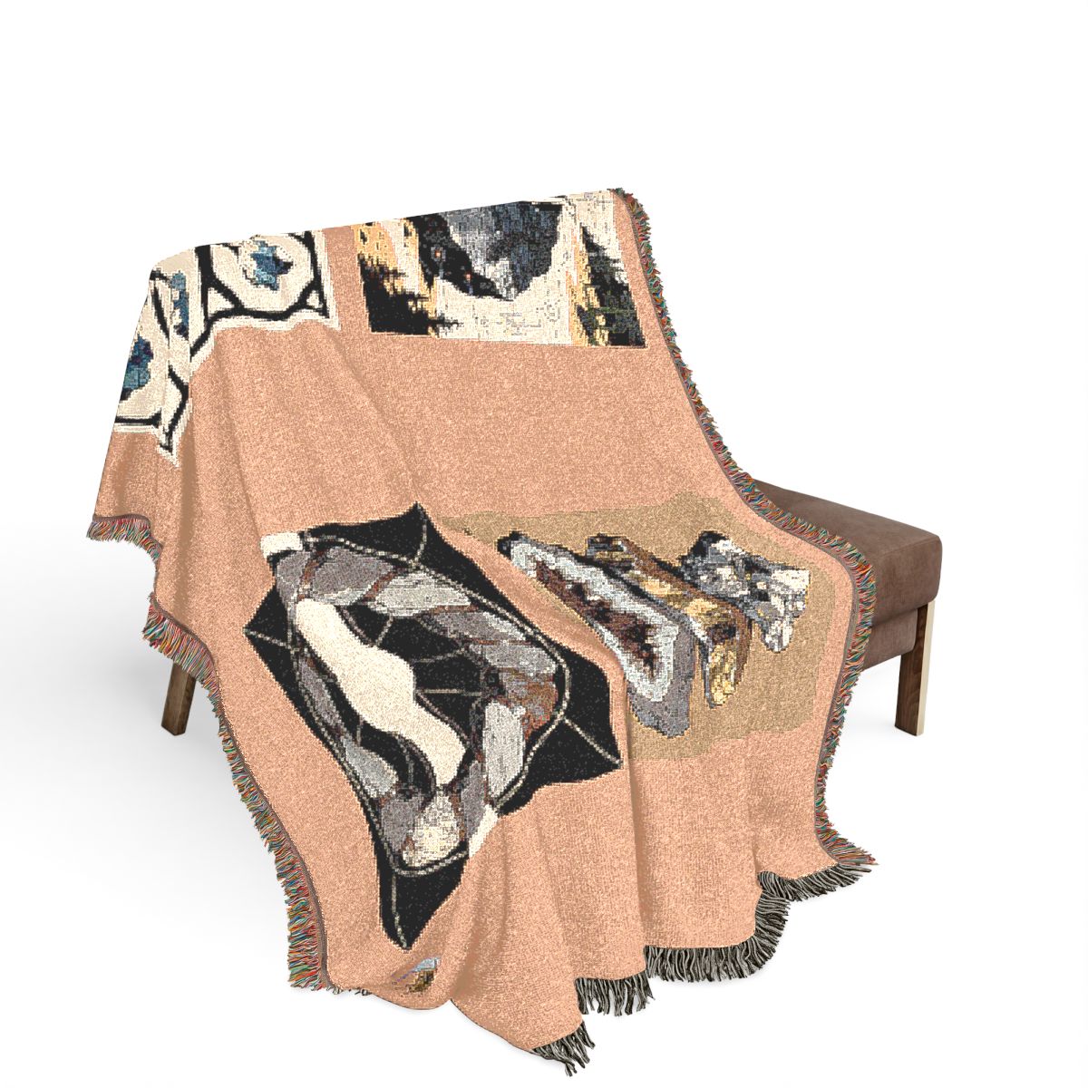 Original Art 664 100% Cotton Woven Blanket - Artwork / 80" × 60"
