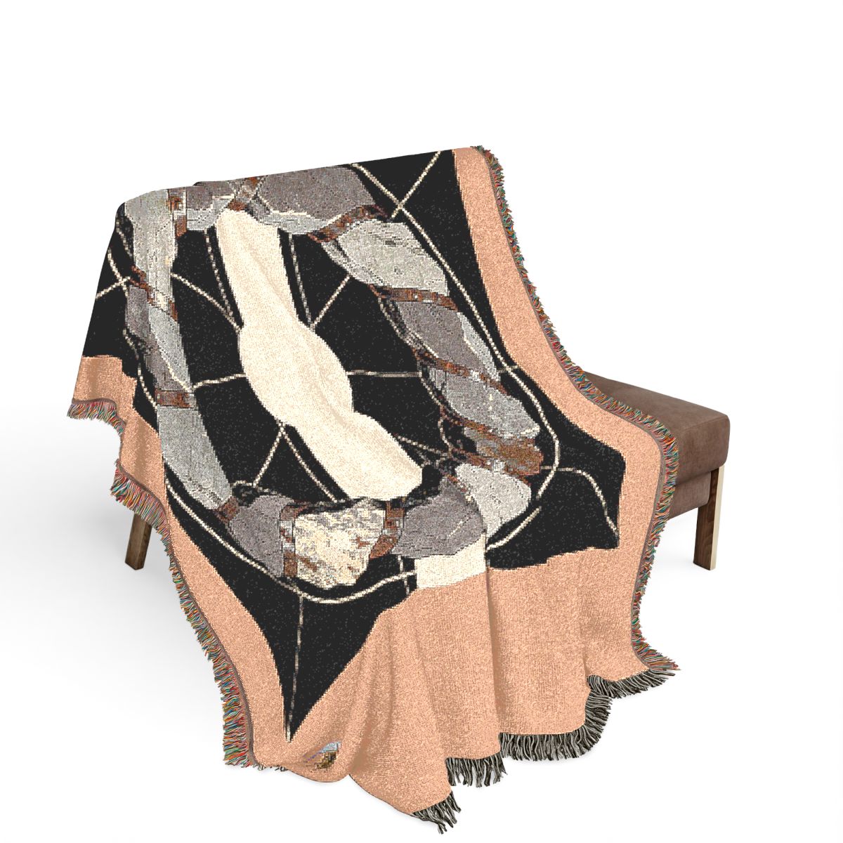 Original Art 686 100% Cotton Woven Blanket - Artwork / 80" × 60"