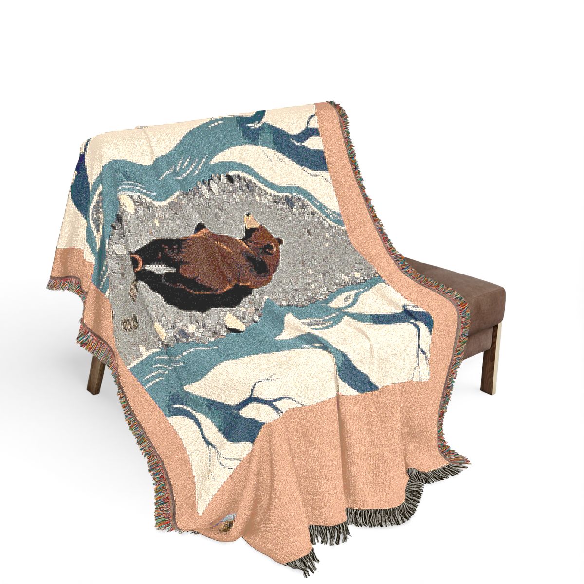 Original Art 687 100% Cotton Woven Blanket - Artwork / 80" × 60"