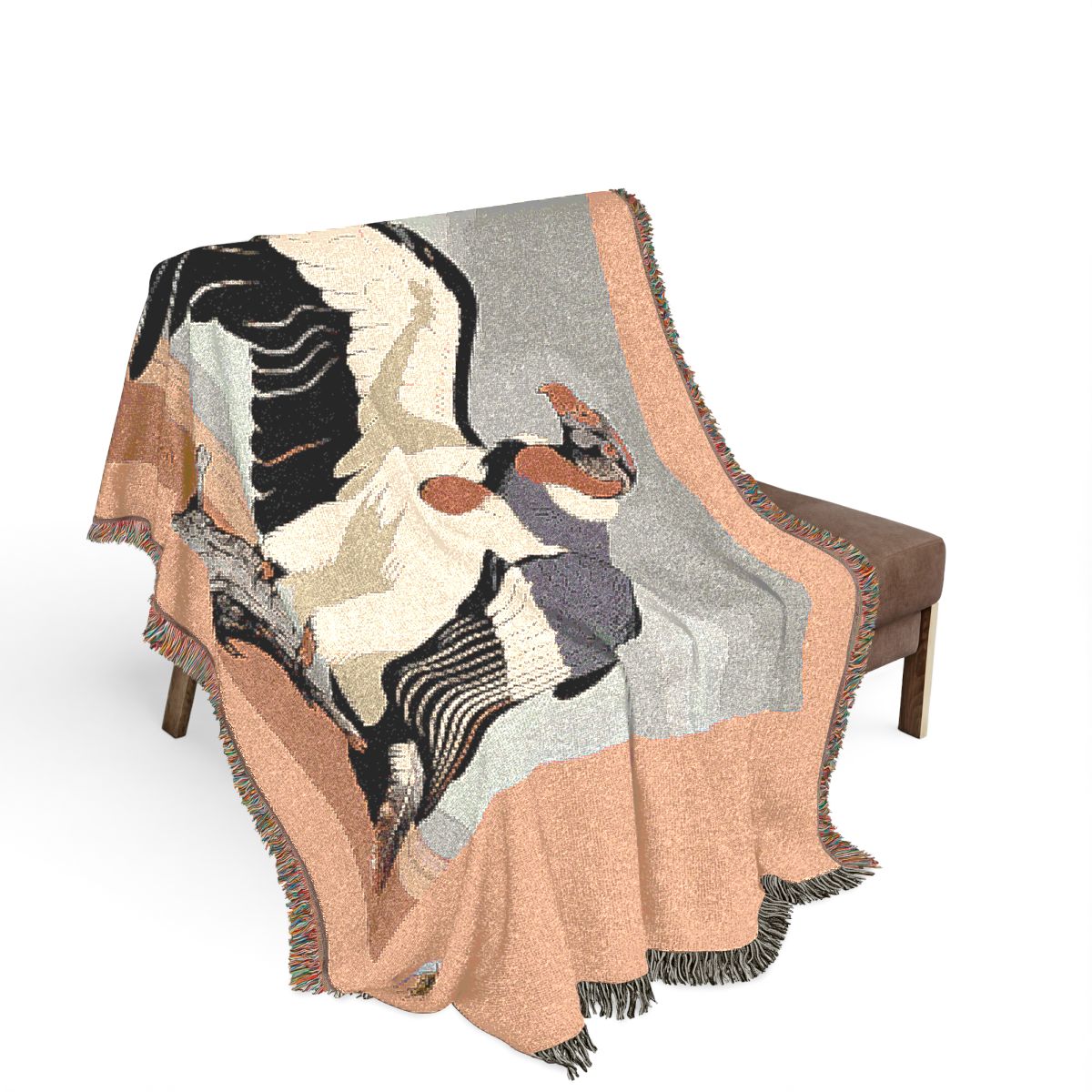 Original Art 703 100% Cotton Woven Blanket - Artwork / 80" × 60"