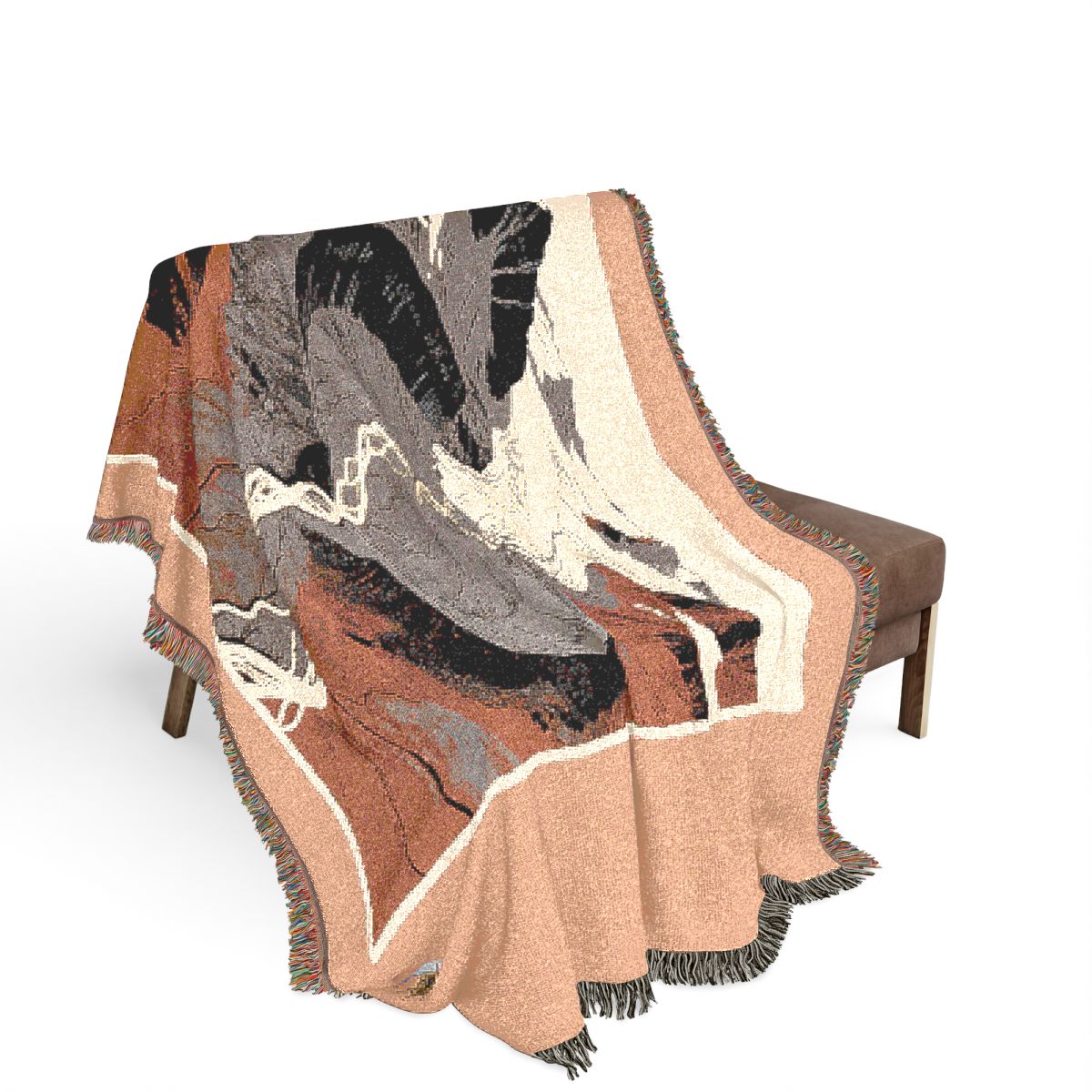 Original Art 711 100% Cotton Woven Blanket - Artwork / 80" × 60"