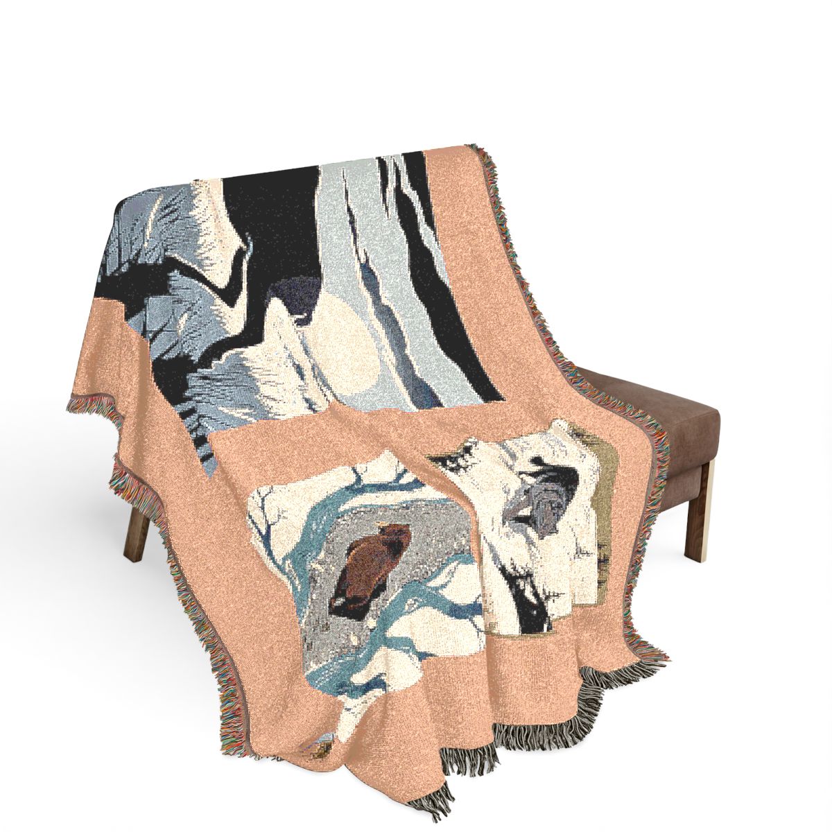 Original Art 725 100% Cotton Woven Blanket - Artwork / 80" × 60"