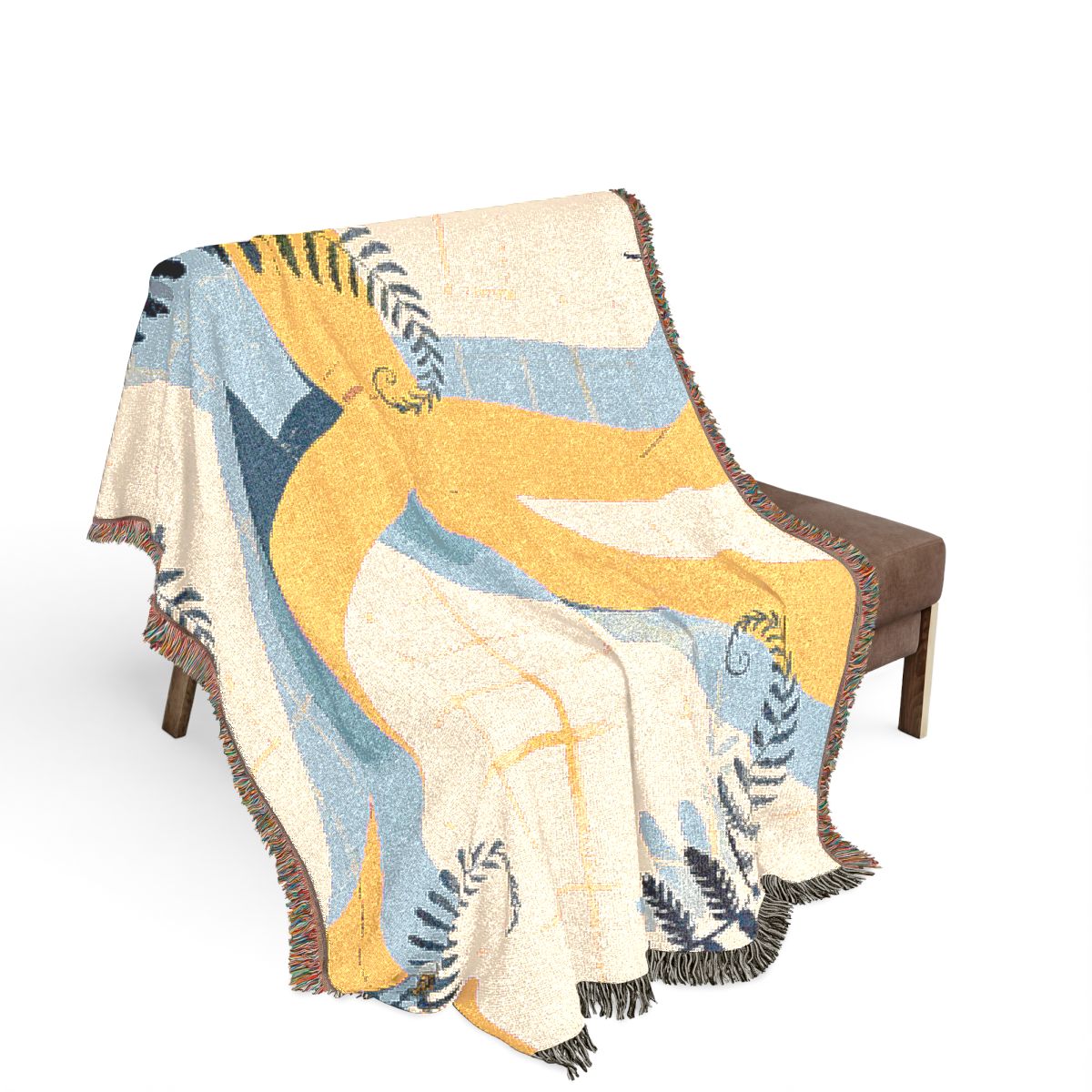 Original Art 35 100% Cotton Woven Blanket - Artwork / 80" × 60"