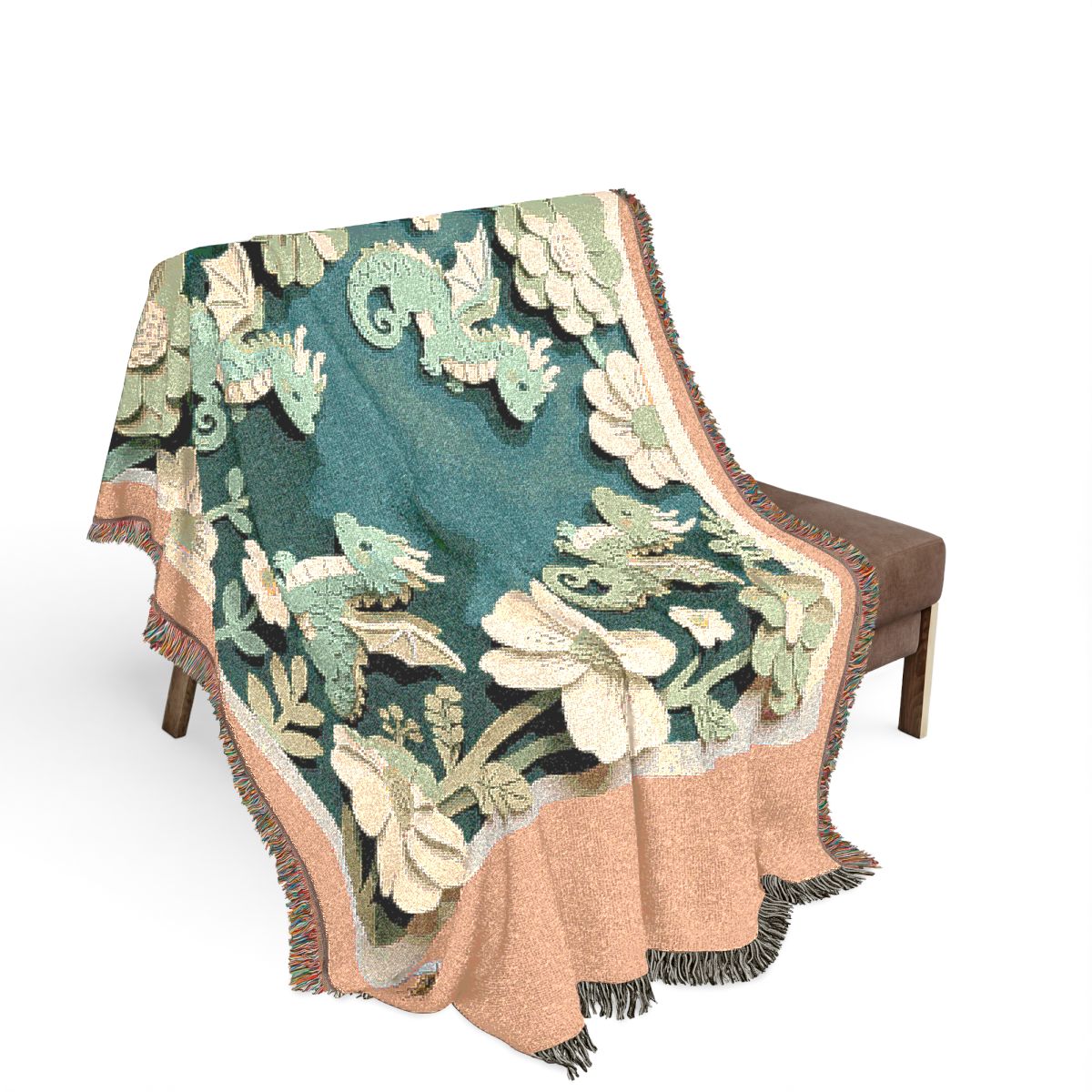 Original Art 43 100% Cotton Woven Blanket - Artwork / 80" × 60"