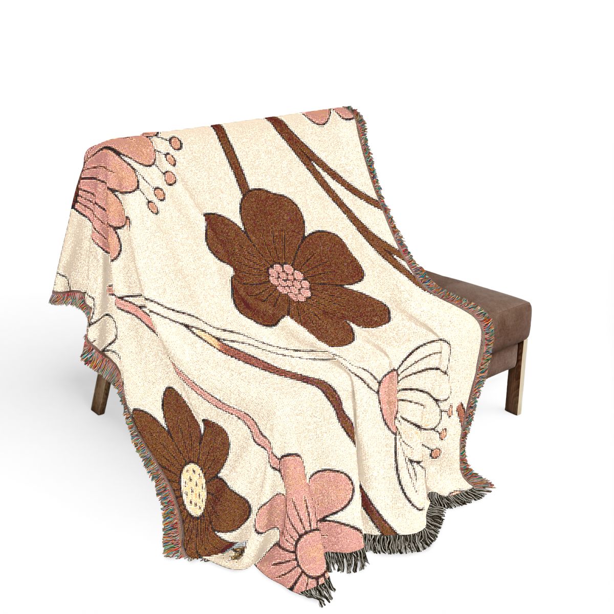 Original Art 52 100% Cotton Woven Blanket - Artwork / 80" × 60"