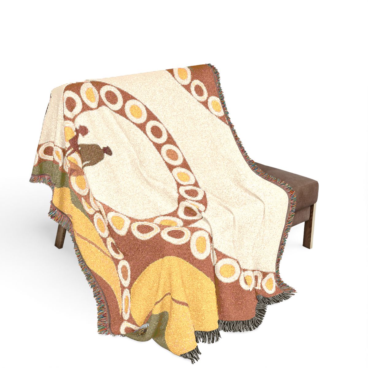 Original Art 59 100% Cotton Woven Blanket - Artwork / 80" × 60"