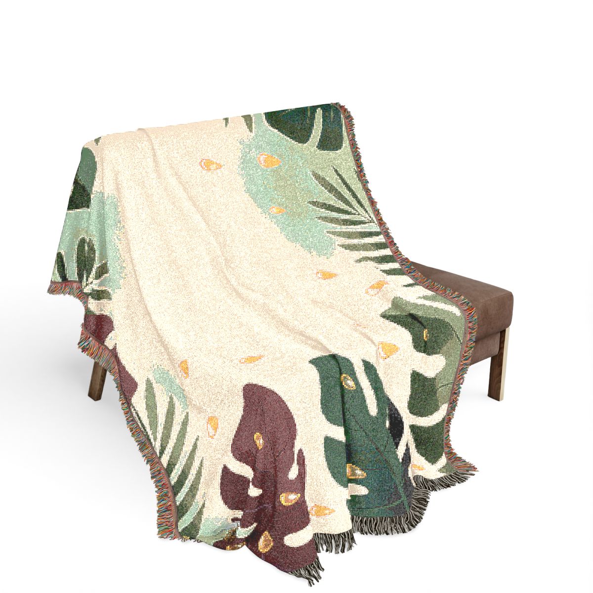 Original Art 64 100% Cotton Woven Blanket - Artwork / 80" × 60"