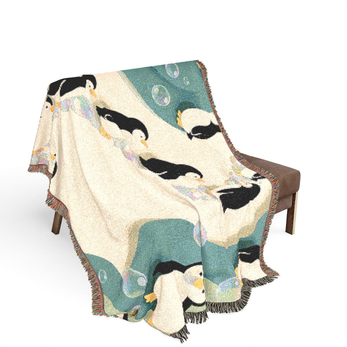 Original Art 69 100% Cotton Woven Blanket - Artwork / 80" × 60"