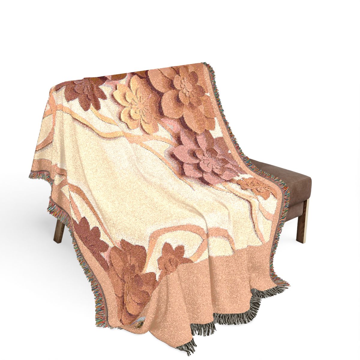 Original Art 70 100% Cotton Woven Blanket - Artwork / 80" × 60"