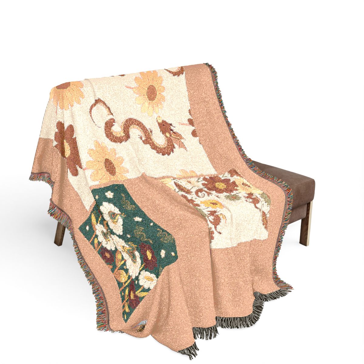 Original Art 79 100% Cotton Woven Blanket - Artwork / 80" × 60"