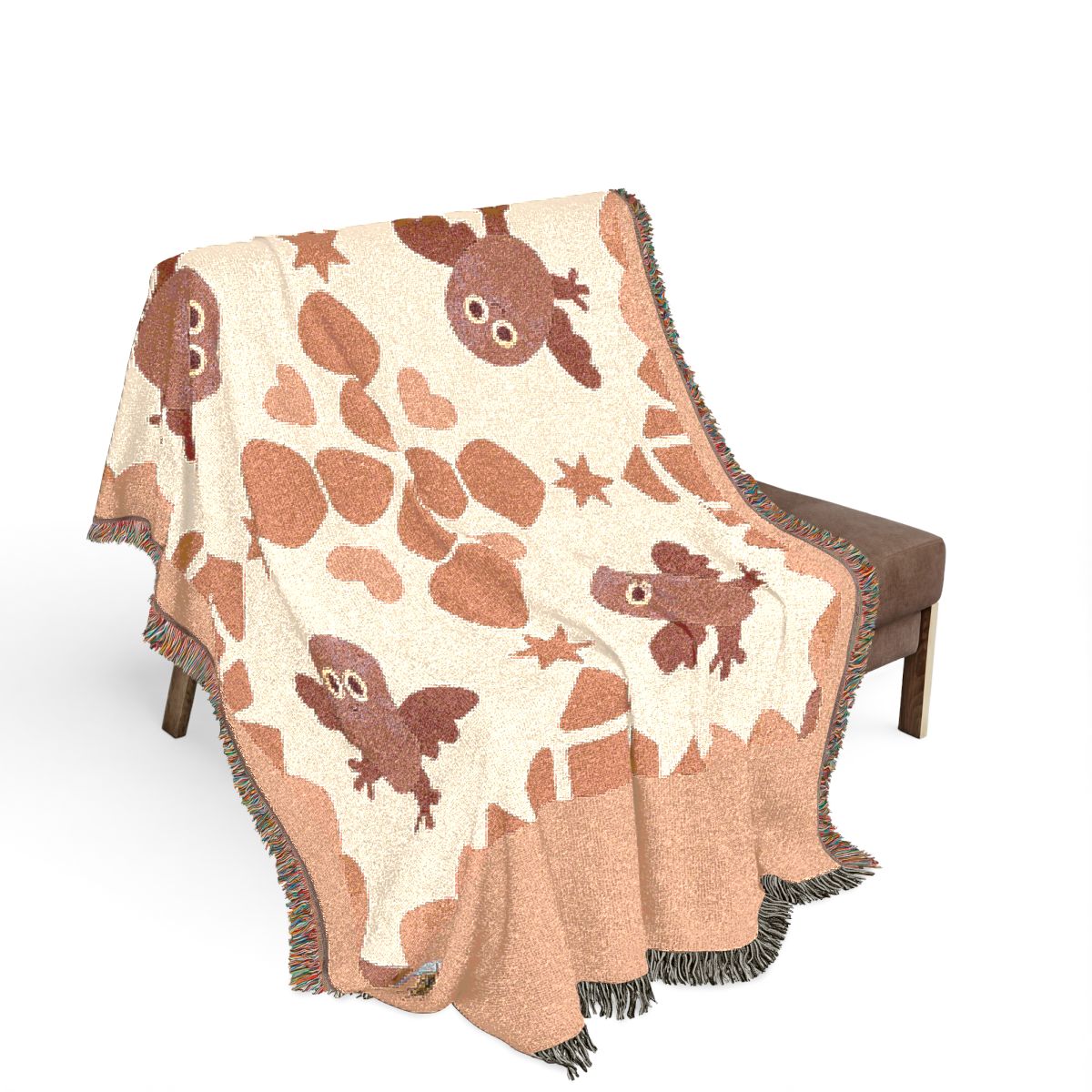 Original Art 83 100% Cotton Woven Blanket - Artwork / 80" × 60"