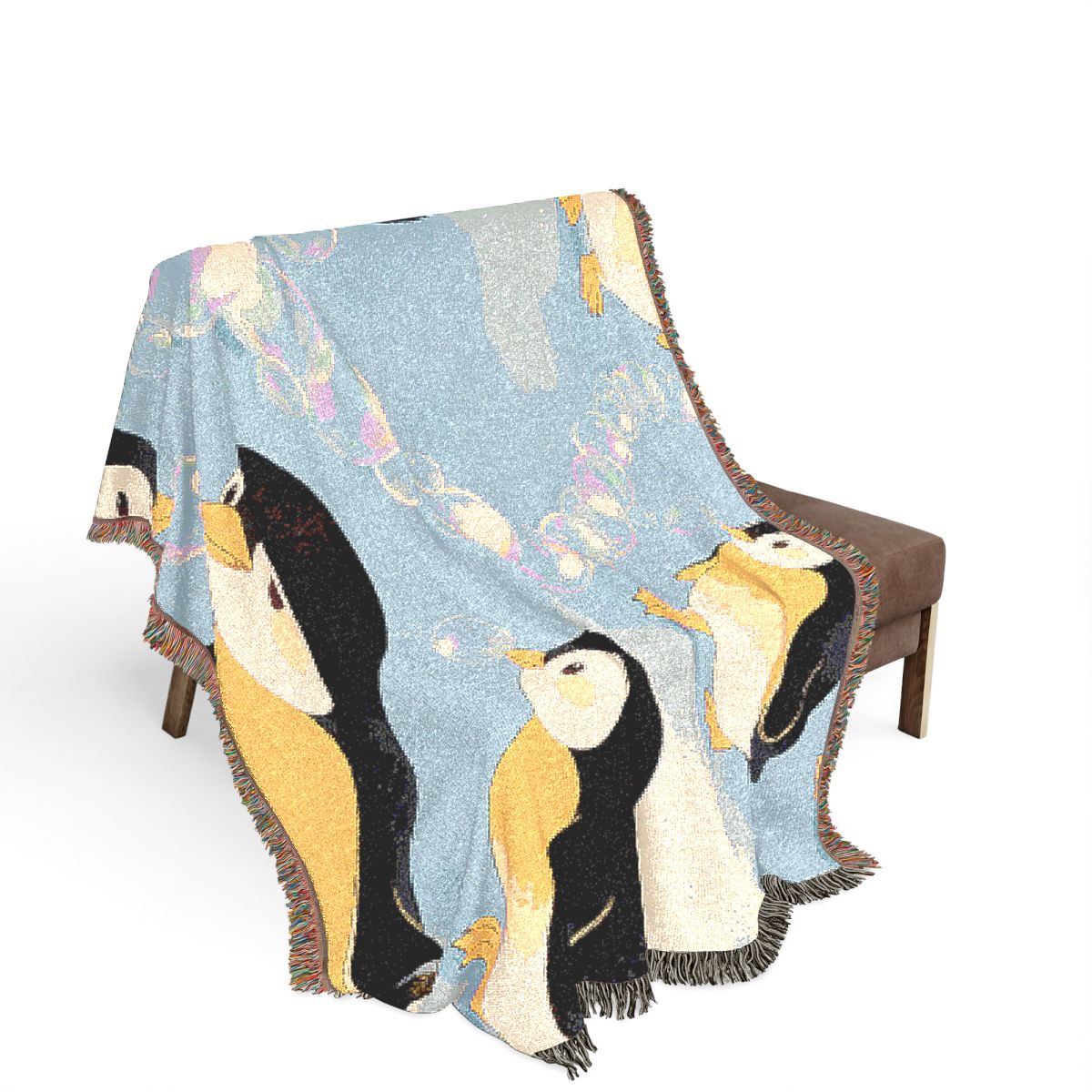 Original Art 87 100% Cotton Woven Blanket - Artwork / 80" × 60"