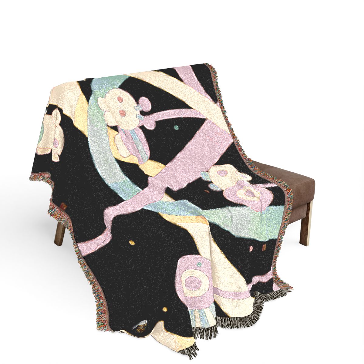 Original Art 89 100% Cotton Woven Blanket - Artwork / 80" × 60"