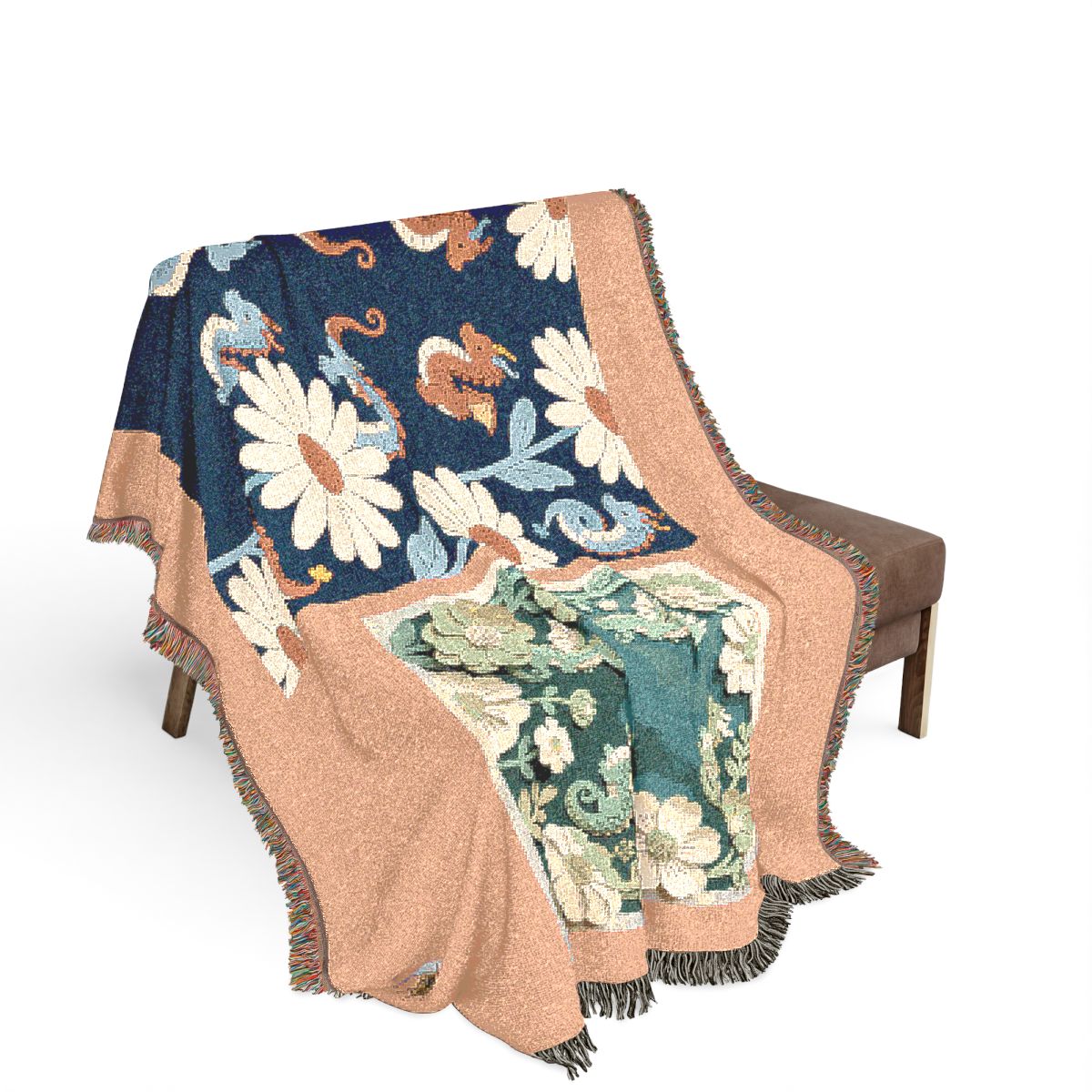 Original Art 97 100% Cotton Woven Blanket - Artwork / 80" × 60"