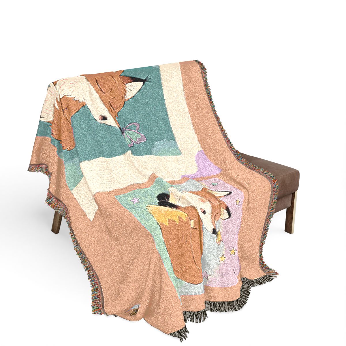Original Art 99 100% Cotton Woven Blanket - Artwork / 80" × 60"