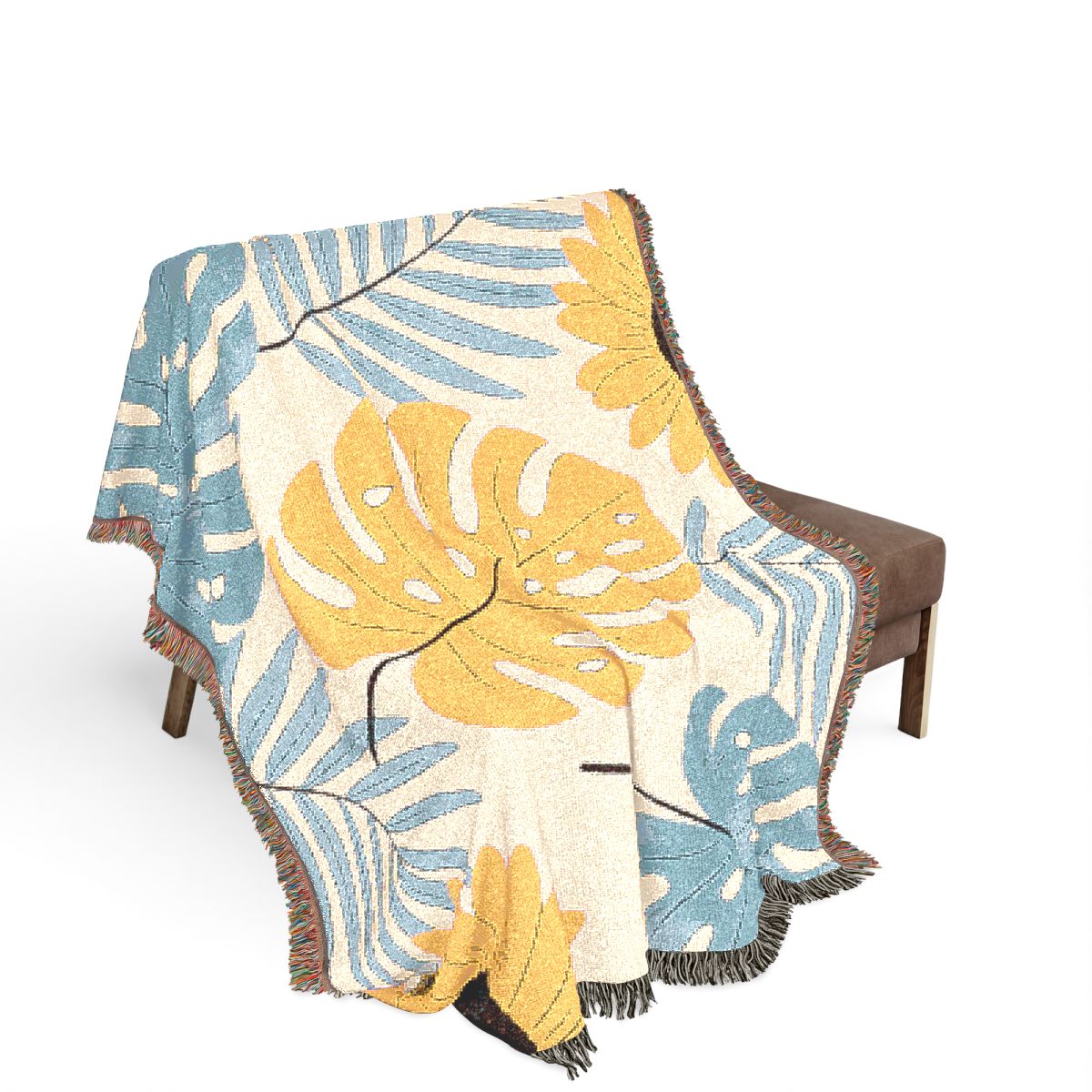 Original Art 100 100% Cotton Woven Blanket - Artwork / 80" × 60"