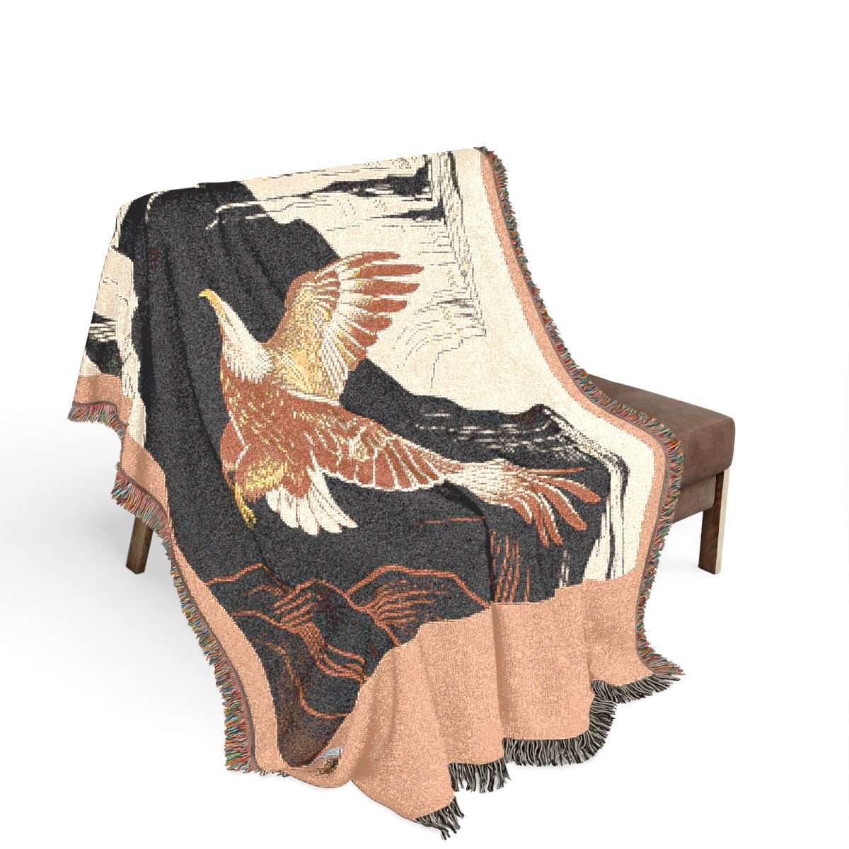 Original Art 102 100% Cotton Woven Blanket - Artwork / 80" × 60"