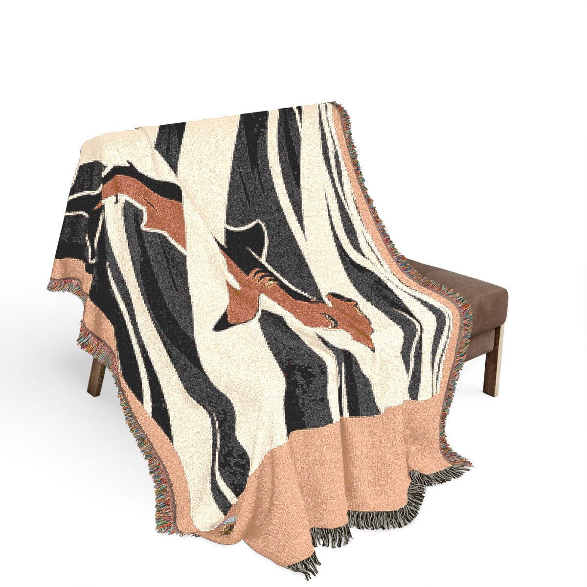 Original Art 103 100% Cotton Woven Blanket - Artwork / 80" × 60"