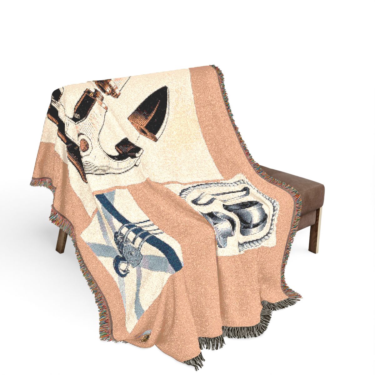 Original Art 105 100% Cotton Woven Blanket - Artwork / 80" × 60"