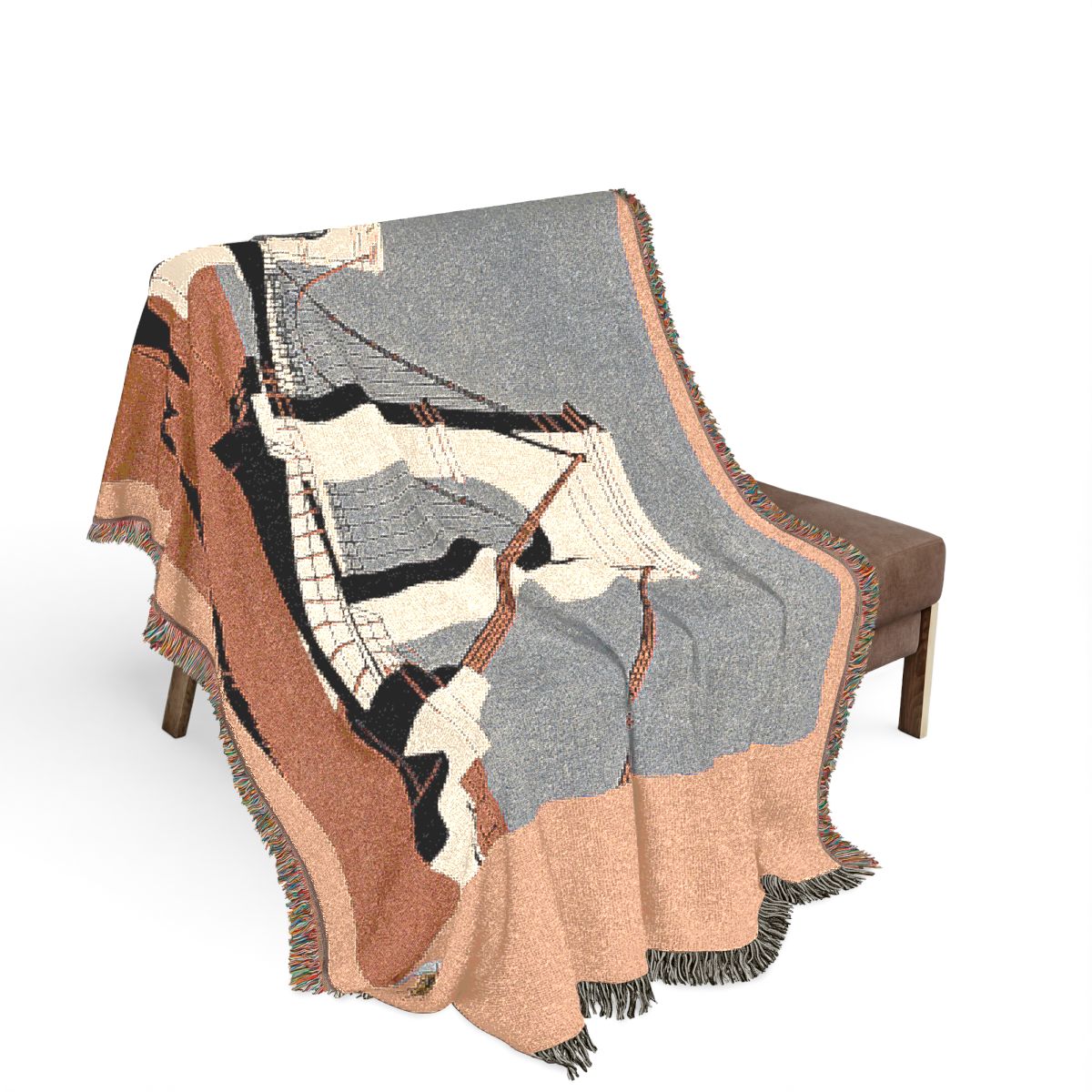 Original Art 116 100% Cotton Woven Blanket - Artwork / 80" × 60"