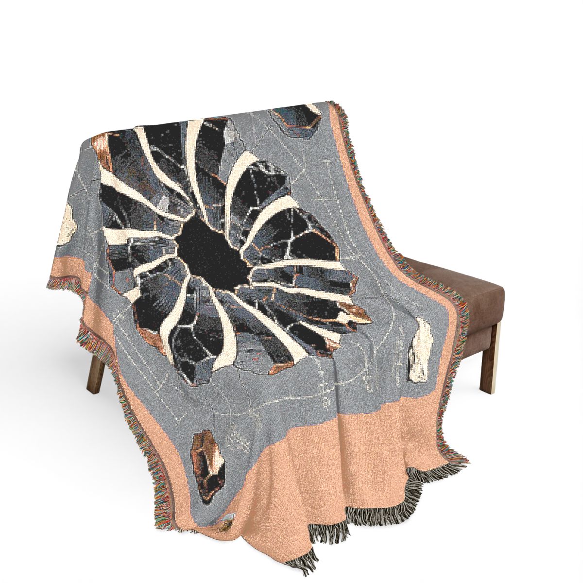 Original Art 118 100% Cotton Woven Blanket - Artwork / 80" × 60"