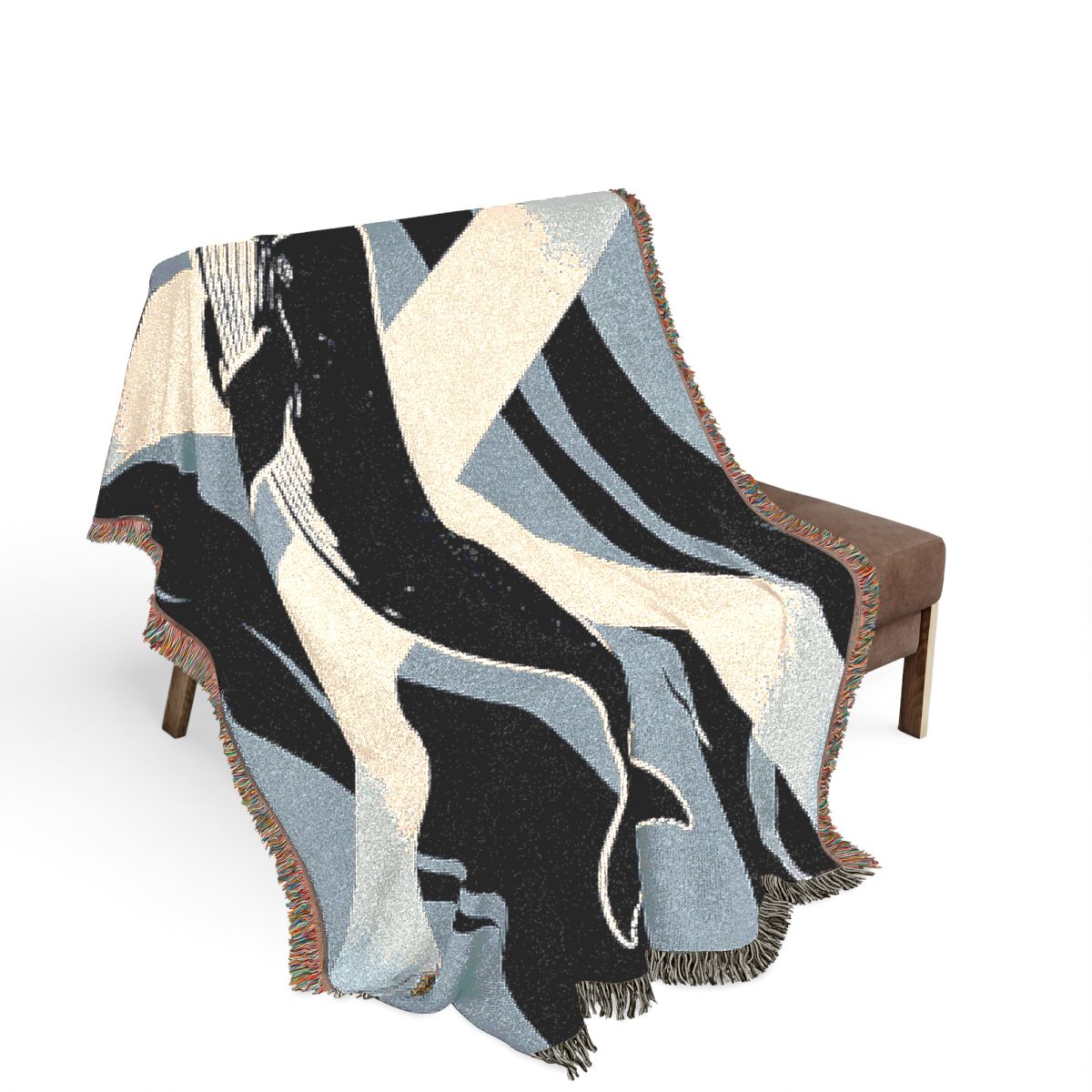 Original Art 121 100% Cotton Woven Blanket - Artwork / 80" × 60"