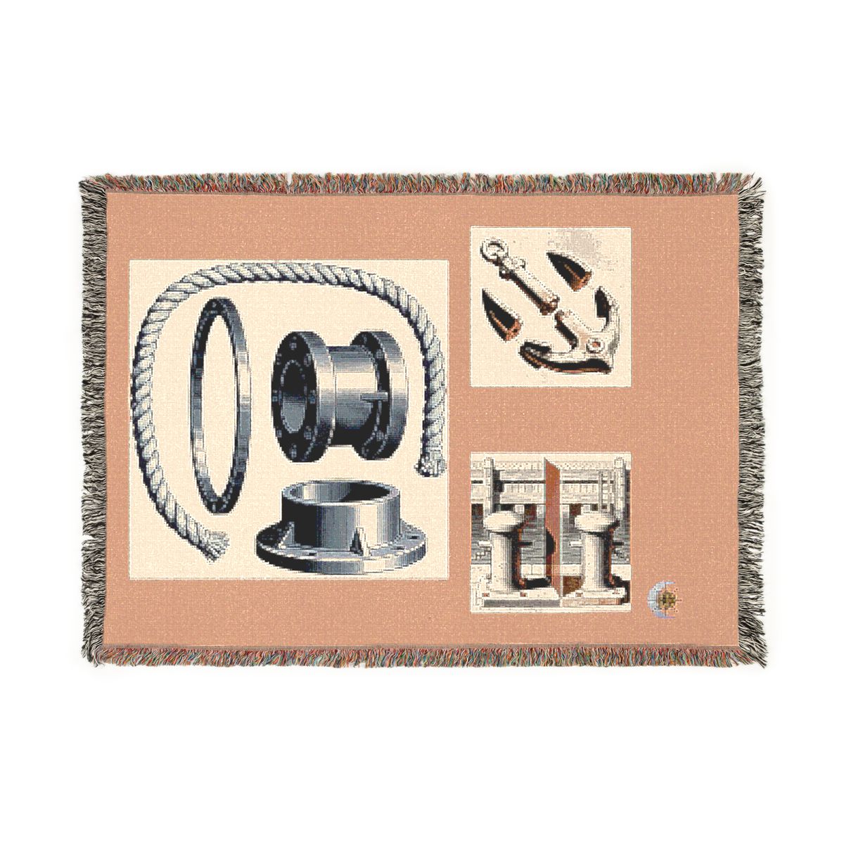 Original Art 123 100% Cotton Woven Blanket