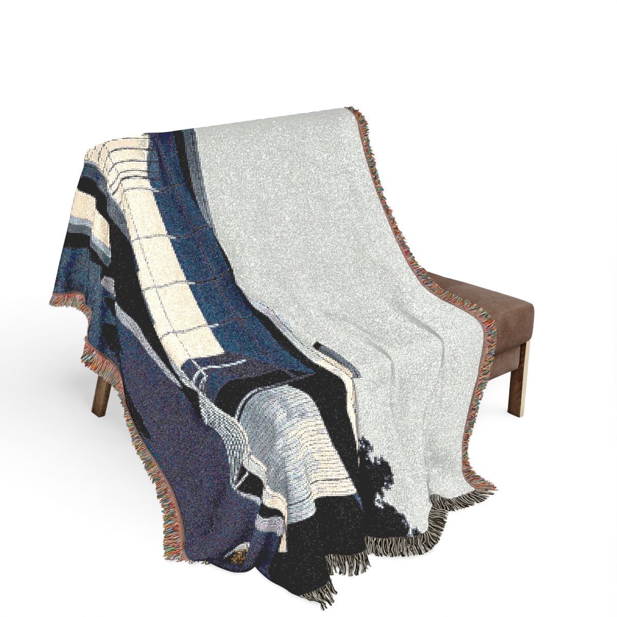Original Art 134 100% Cotton Woven Blanket - Artwork / 80" × 60"