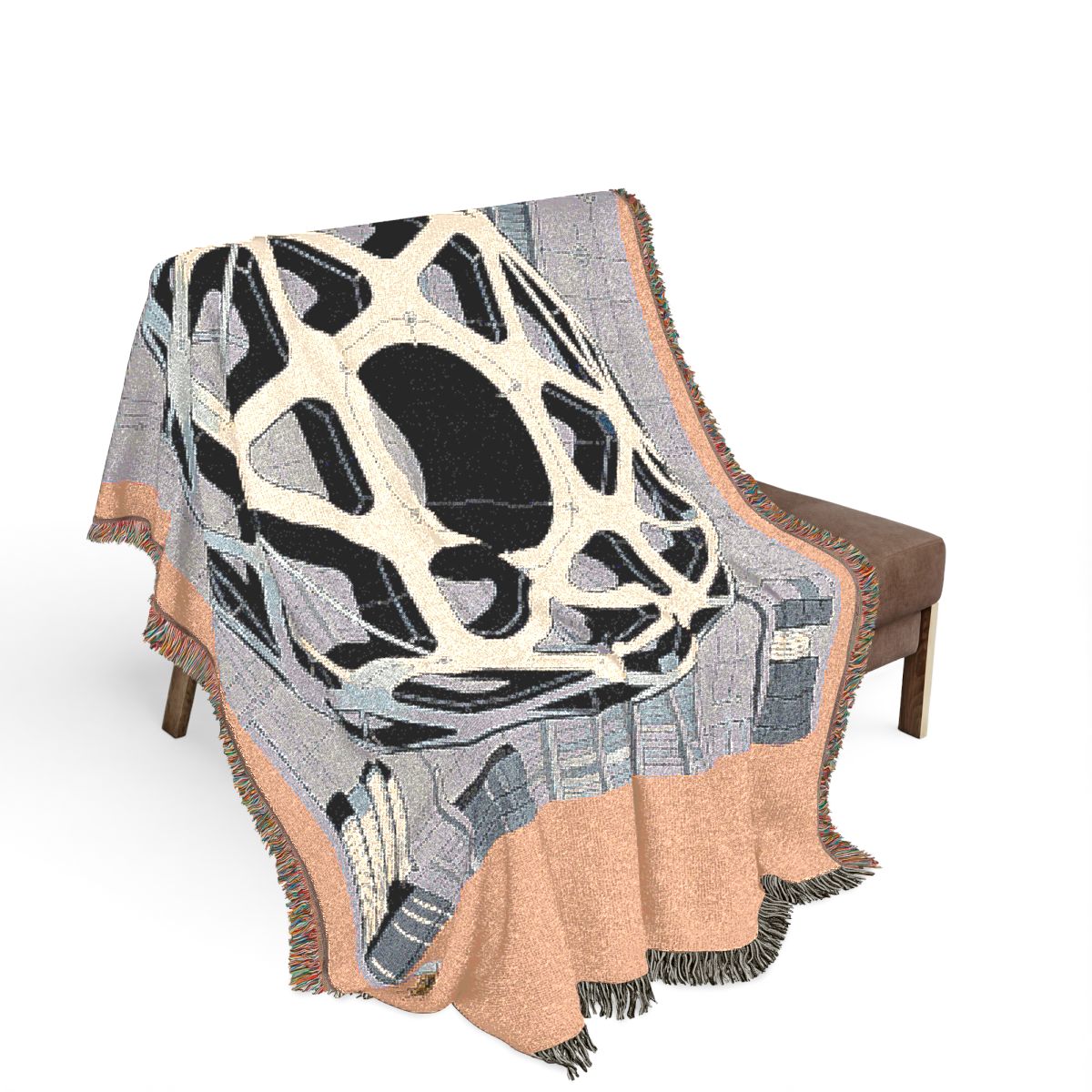 Original Art 135 100% Cotton Woven Blanket - Artwork / 80" × 60"