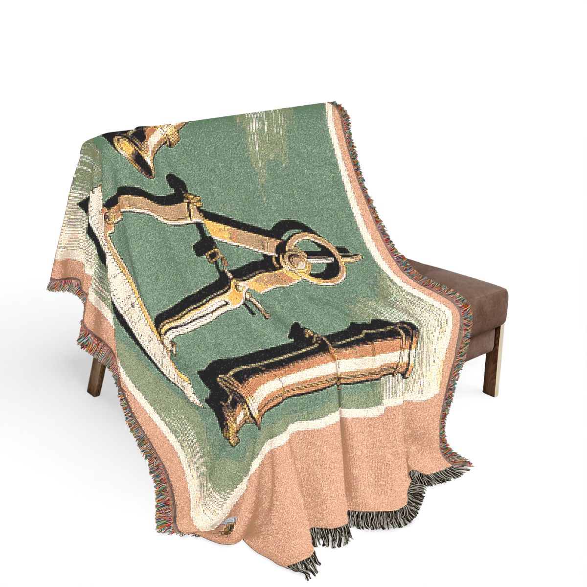 Original Art 147 100% Cotton Woven Blanket - Artwork / 80" × 60"