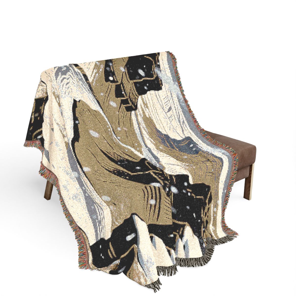 Original Art 1297 100% Cotton Woven Blanket - Artwork / 80" × 60"