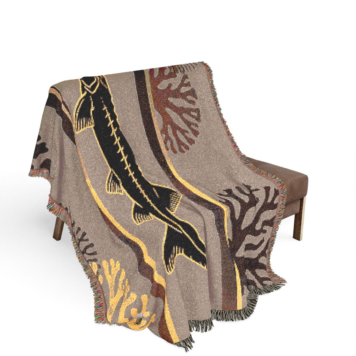 Original Art 1311 100% Cotton Woven Blanket - Artwork / 80" × 60"