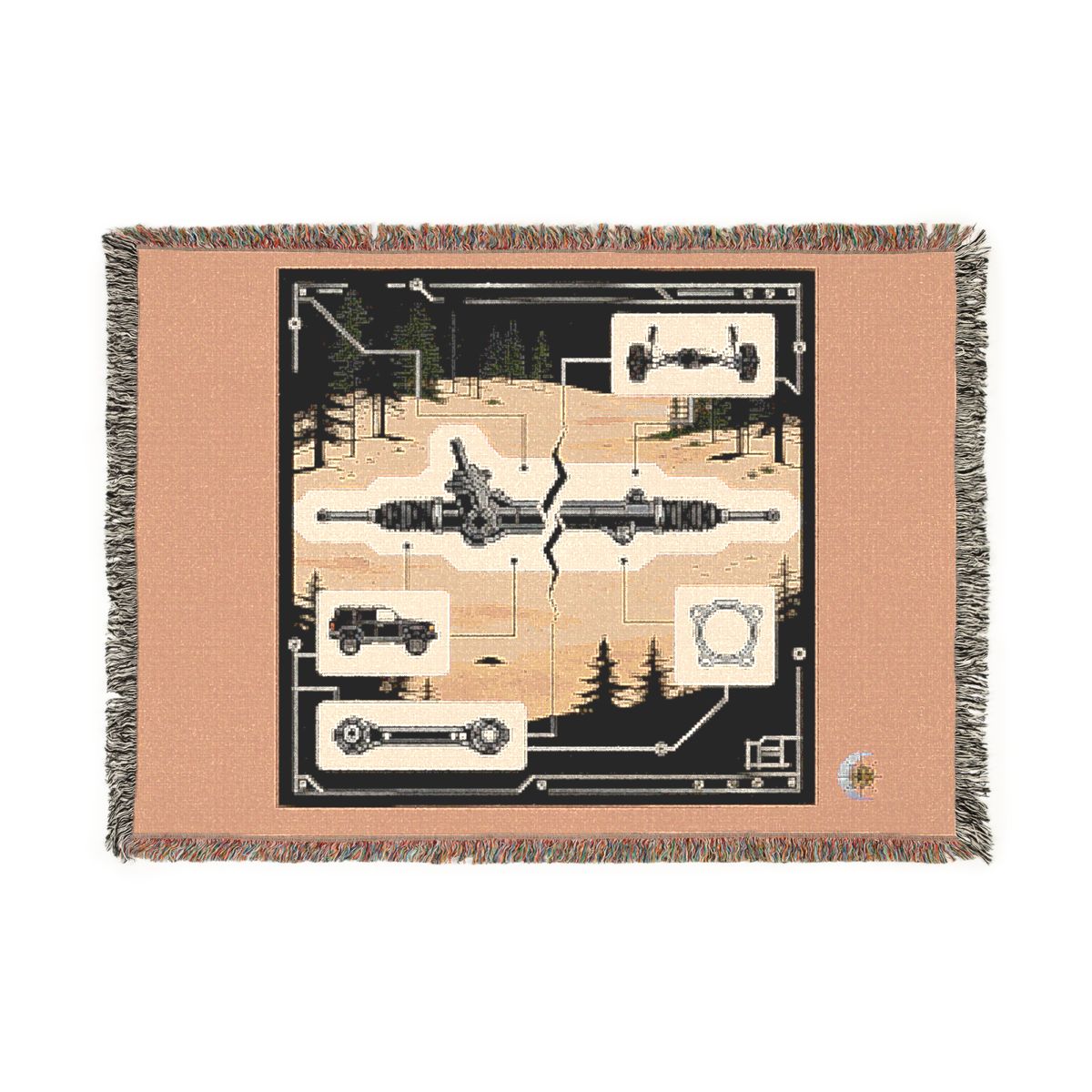Original Art 1319 100% Cotton Woven Blanket